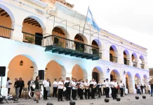 El Cabildo se tiñó de color y música junto a bandas institucionales de la Ciudad de Salta