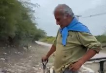 Emiliano Durand sorprendió a dos personas arrojando basura