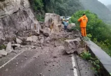 Salta: Ruta camino a Cachi cortada por desmoronamiento