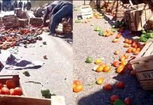 Ejemplo de solidaridad en Salta: vecinos ayudaron a levantar la carga de un camión