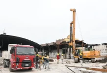 Avanzan las obras de reconstrucción del mercado San Miguel en Salta
