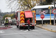 Salta: Se realizó un simulacro de un accidente ferroviario en España y Junín