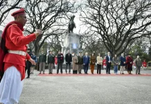 La ciudad de Salta homenajeó a San Martín en el aniversario de su Paso a la Inmortalidad