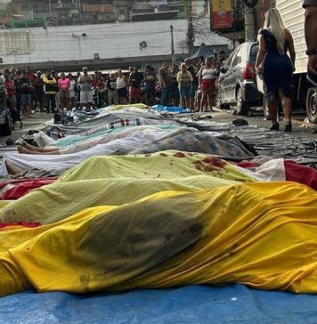 Ya son 132 los muertos tras el megaoperativo policial de Río de Janeiro