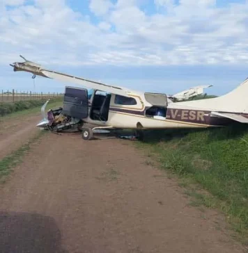 Hallan una avioneta con cocaína tras un aterrizaje forzoso cerca de Arequito