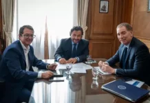 El gobernador Sáenz gestionó con el Ministro del Interior la continuidad de obras federales en Salta
