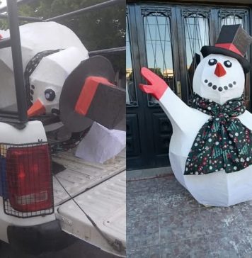 Robaron un muñeco navideño a una familia salteña y lo recuperaron en el centro