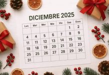 Diciembre 2025: Fin de semana largo y todos los feriados del mes