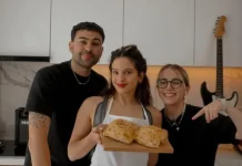 Rosalía argentinizada: En su paso por el país cocinó empanadas salteñas