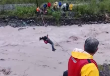 Más de 30 personas fueron rescatadas por crecida de ríos en La Caldera, Vaqueros y Campo Quijano
