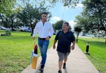 El vecino de Metán que caminó hasta Salta fue recibido por Nacho Jarsún
