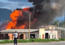 El incendio de Ruta 26 afectó una veterinaria y varios animales murieron por la explosión