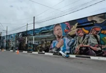 Central Norte tiene su mural: 125 metros de historia, pasión y orgullo
