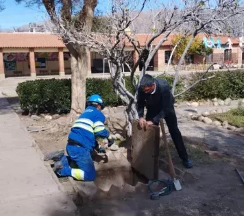 Aguas del Norte supervisa las instalaciones internas de escuelas previo al inicio de clases