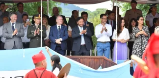 El gobernador Sáenz encabezó los actos por el 213° aniversario de la Batalla de Salta