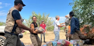 Asistencia aérea, terrestre y fluvial en Rivadavia Banda Norte (Morillo)