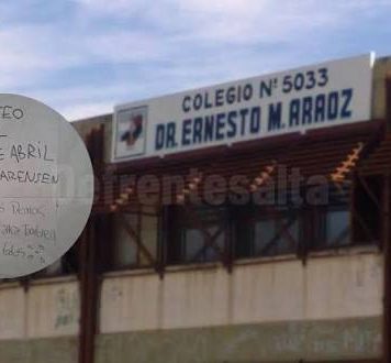 Tras la amenaza de tiroteo, garantizan la continuidad de las clases en el Colegio Aráoz