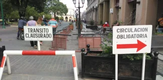 Operativo de tránsito por la entronización de las imágenes del Señor y la Virgen del Milagro