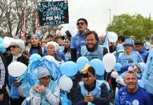 El gobernador Sáenz se unió a la familia de HIRPACE en su 36° maratón “Corro por Vos”