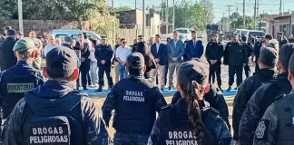 Se inauguró una nueva base operativa de Drogas Peligrosas en Orán