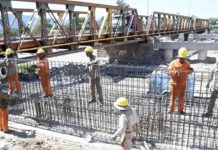 El nuevo puente de Vaqueros podría estar terminado en las primeras semanas de septiembre