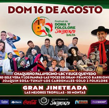 San Lorenzo se prepara para una nueva edición del Festival de Doma y Folclore