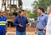 Aguas de Norte inició la construcción de un nuevo pozo para mejorar el servicio de agua a 3.200 vecinos de Pichanal