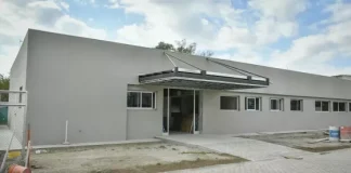 Avanza la construcción de un laboratorio de agua y efluentes