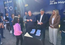 El Tren “25 de Mayo” llegó a Cerrillos con más de 15 servicios sanitarios y sociales