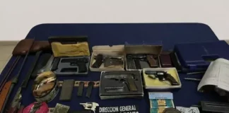 La Policía de Salta secuestró armas y material explosivo durante un allanamiento en Villa Las Rosas