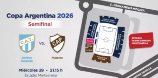 Copa Argentina en Salta: protocolo para el ingreso de personas con discapacidad y venta de entradas